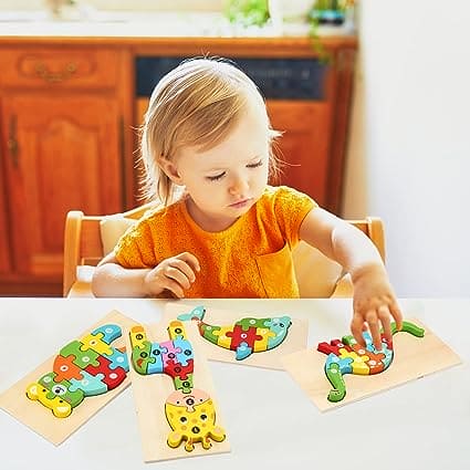 Jigsaw 3D Puzzle Set, Animal Cartoon 3D Puzzle Toys, Blocks Matching Toys, Hand Grip Plate Toddler Toys, Montessori Wooden Puzzles For Children, Kids Educational Learning Jigsaw Puzzle Jigsaw 3D Puzzle Set, Animal Cartoon 3D Puzzle Toys, Blocks Matching Toys, Hand Grip Plate Toddler Toys, Montessori Wooden Puzzles For Children, Kids Educational Learning Jigsaw Puzzle